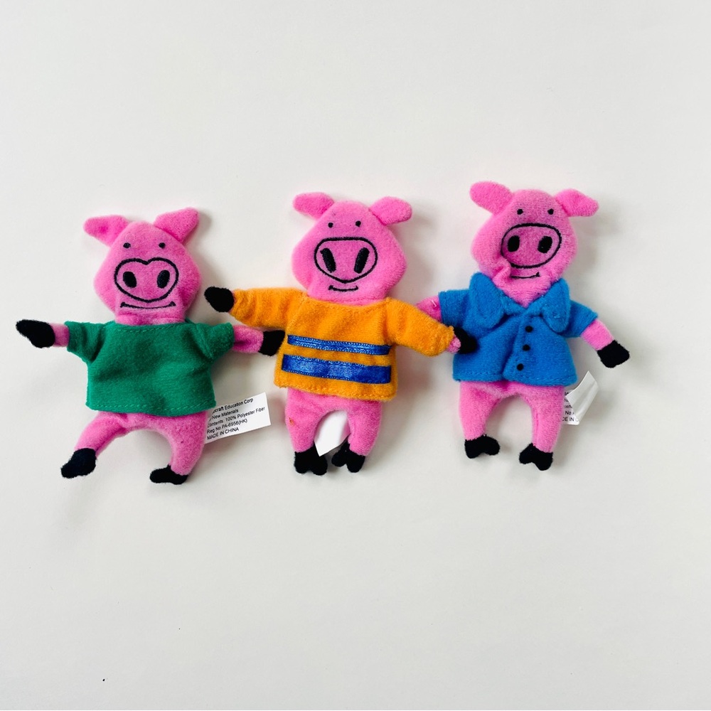 Childcraft Education Felt Story Board Characters Props Three Little Pigs